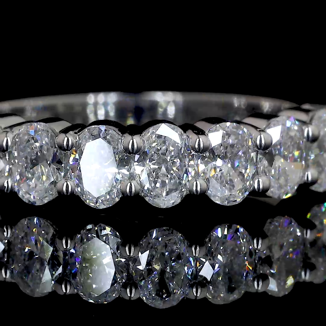 Oval Diamond Band
