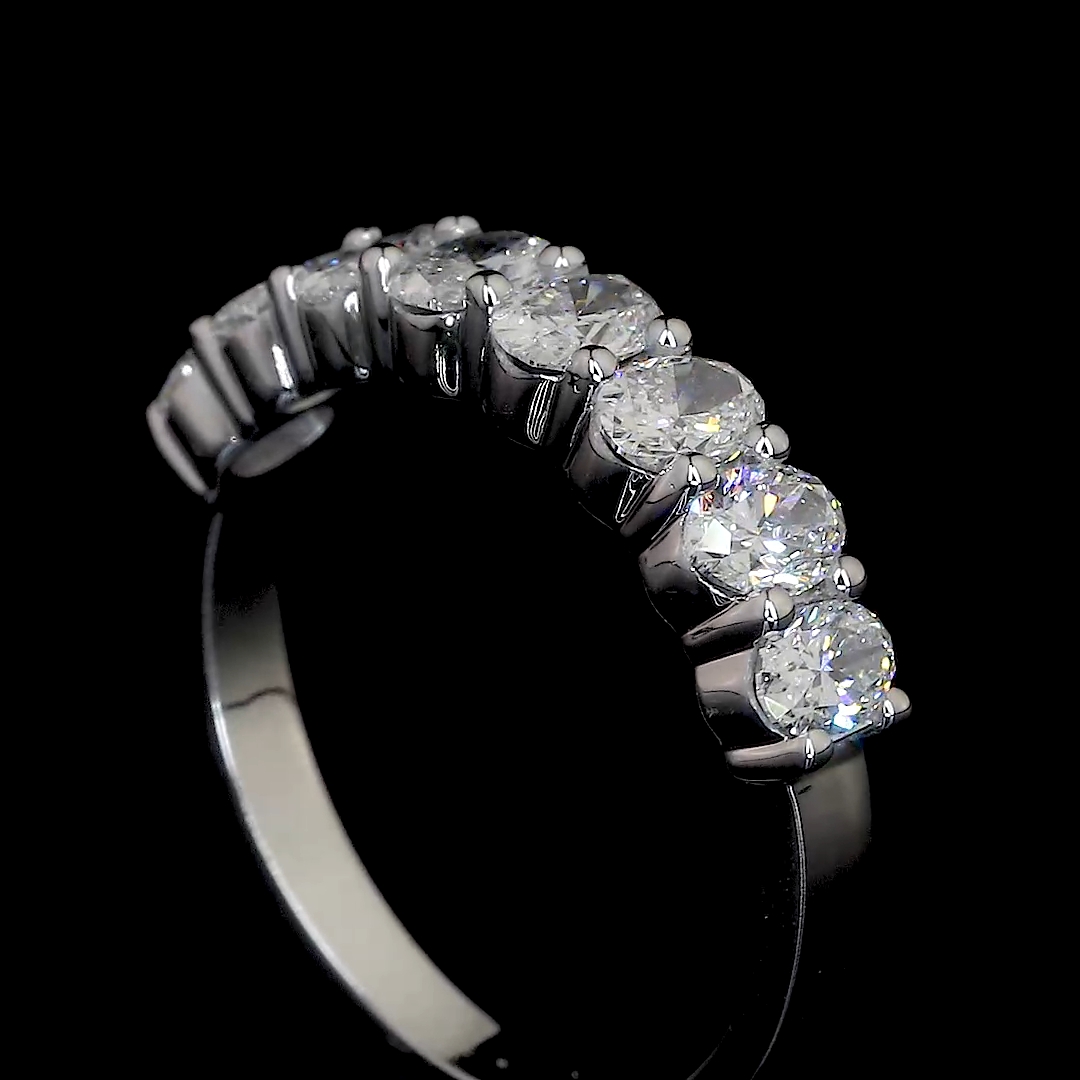 Oval Diamond Band