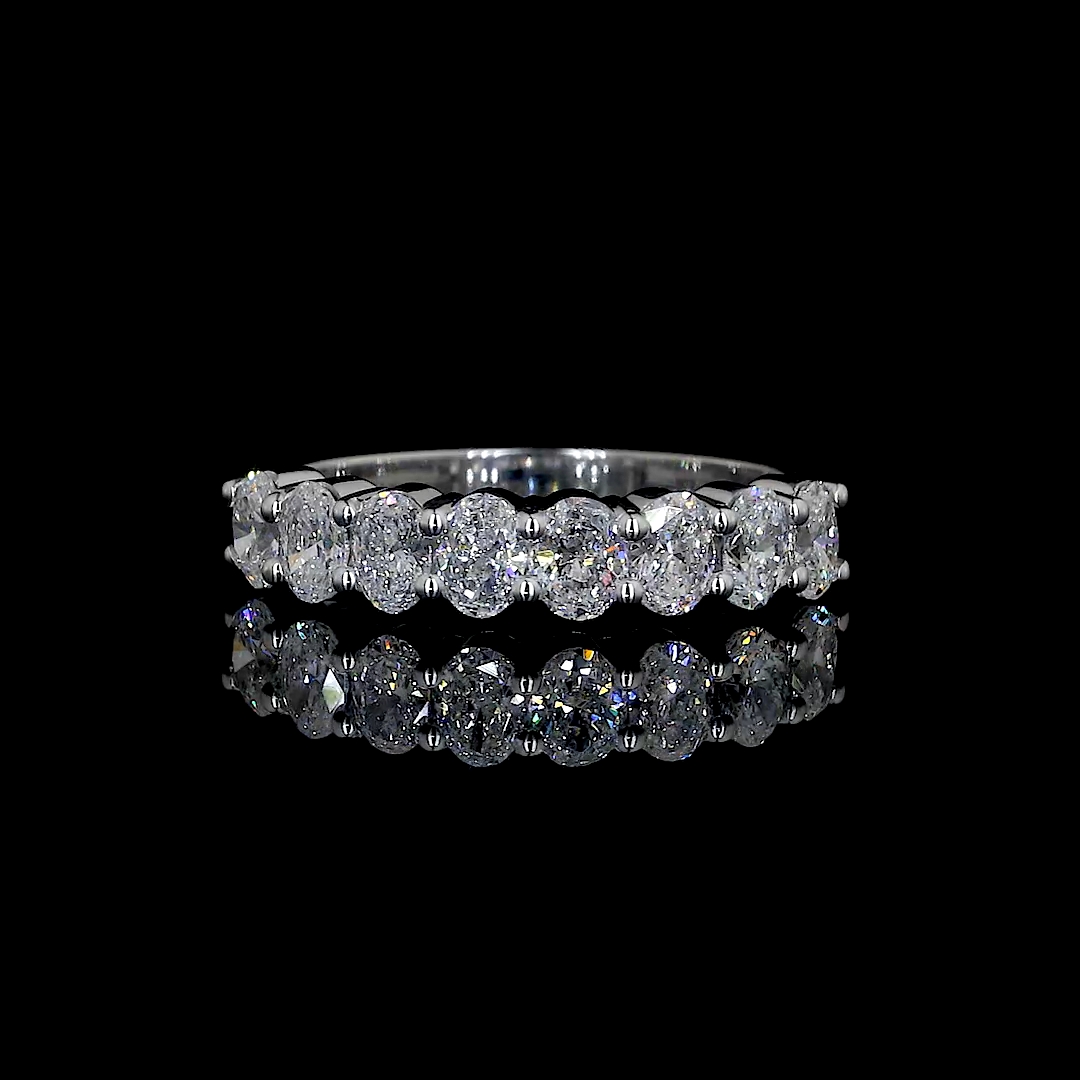 Oval Diamond Band