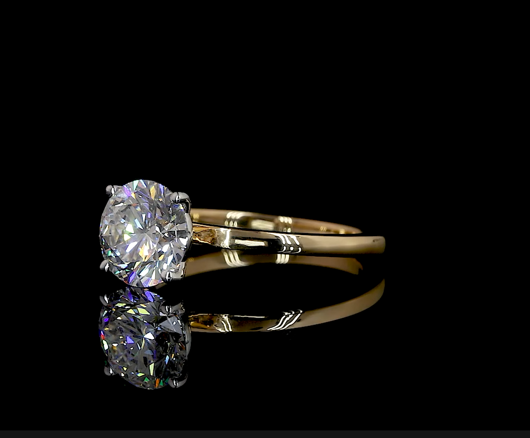 Round Solitaire Diamond Ring
