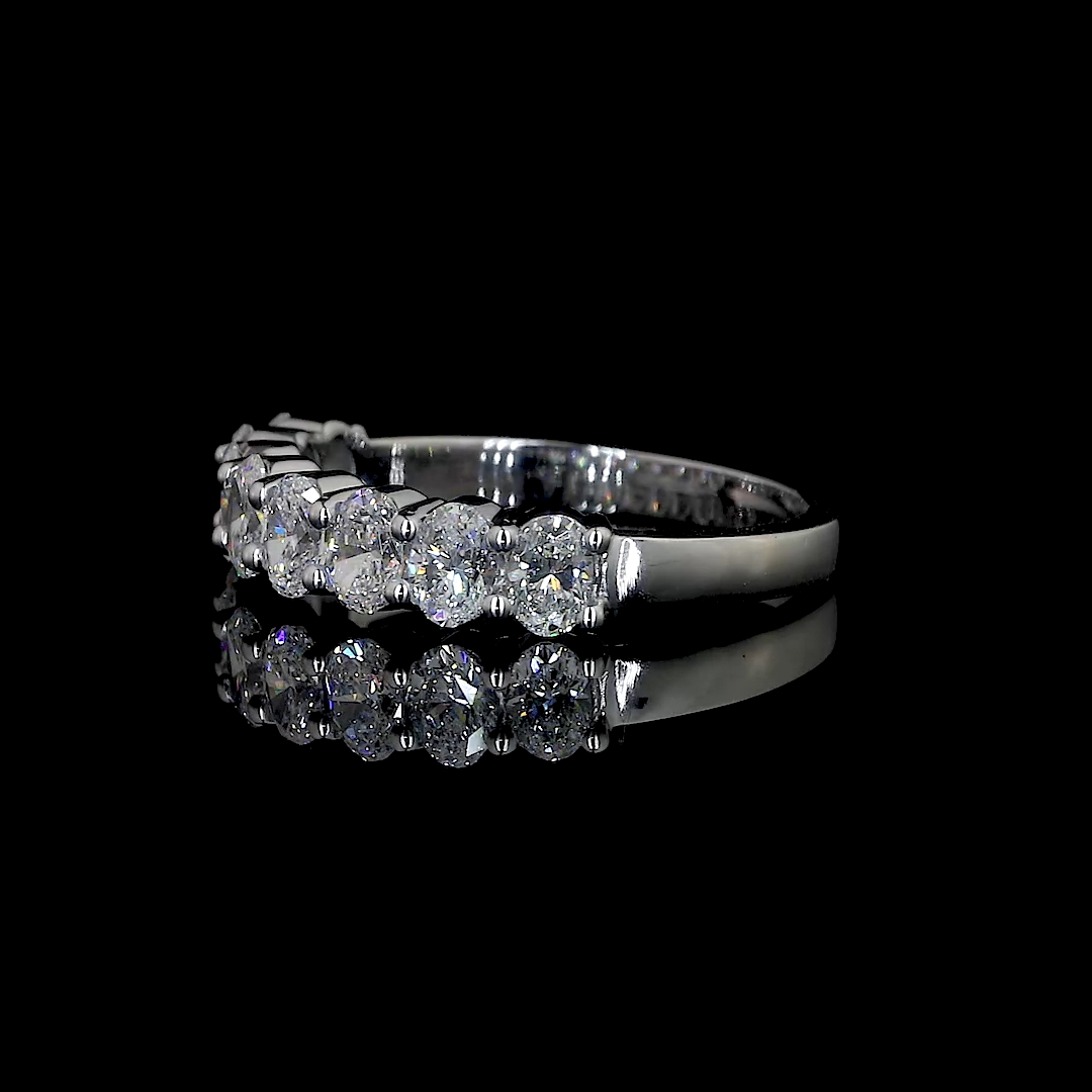 Oval Diamond Band