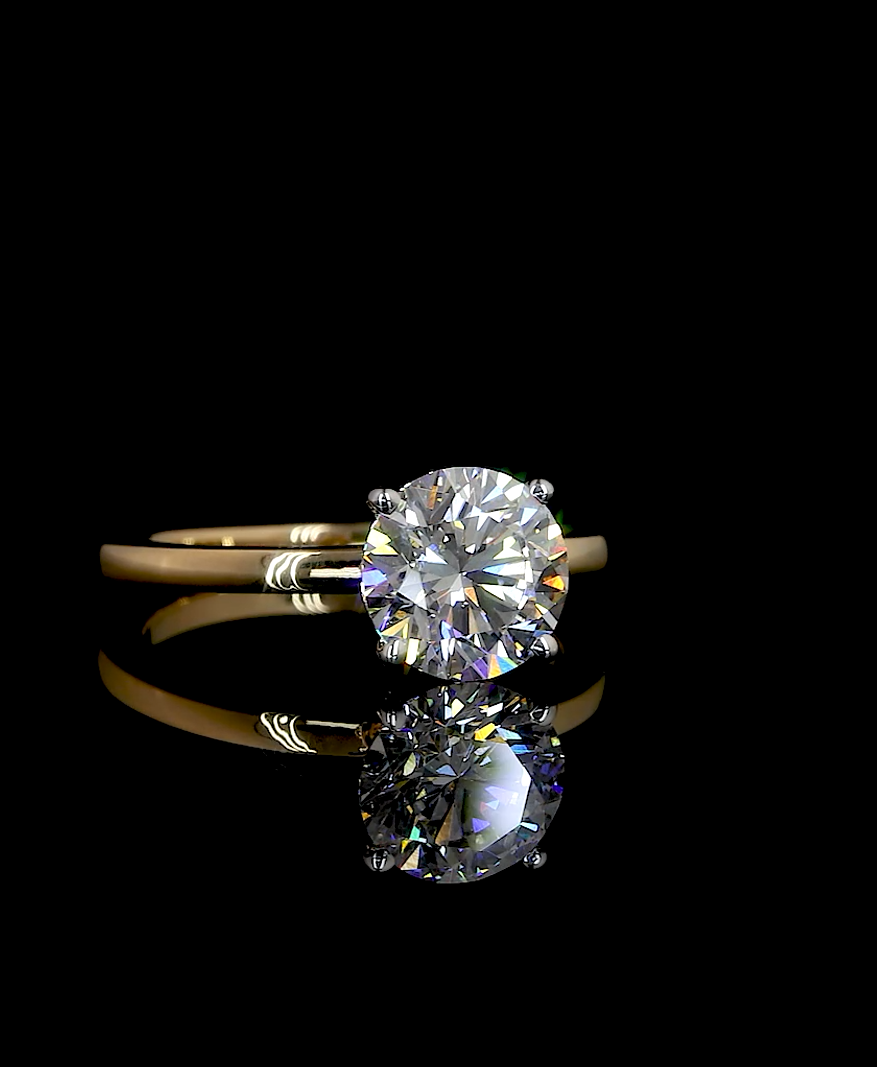Round Solitaire Diamond Ring